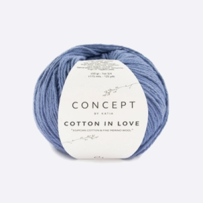 Пряжа Katia Cotton in Love (1249.64, Джинс)