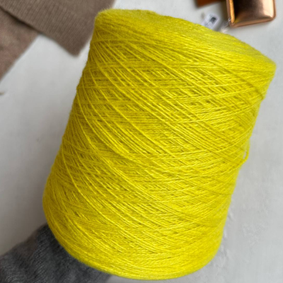 Бобина Coarsehair by Loro Piana (100% кашемир), 550 м. (259321, Сицилийский лимон)