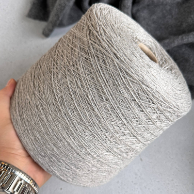 Бобина Coarsehair by Loro Piana (100% кашемир), 550 м. (292950, Grigio Pe.Mix)