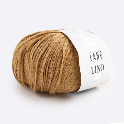 Пряжа Lang Lino (784.0139, Матовая горчица)