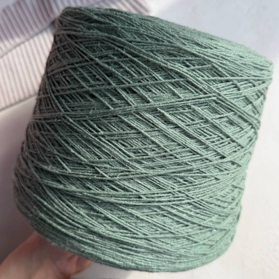 Бобина Bourette Silk '26 (100% буретный шелк) (14247, Шалфей)