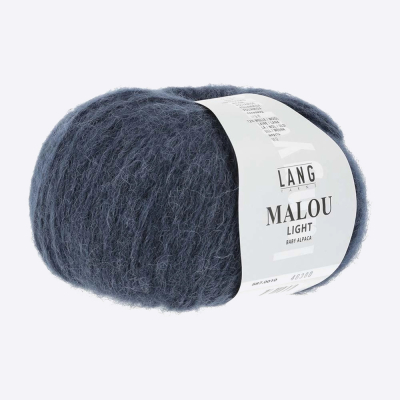 Пряжа Lang Malou Light (887.0010, Ночной сапфир)