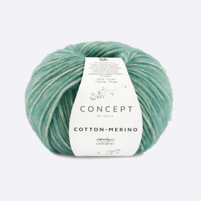 Пряжа Katia Cotton-Merino (140, Русалка)