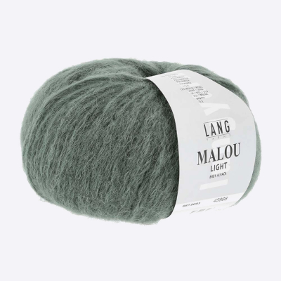 Пряжа Lang Malou Light (887.0093, Пыльный малахит)