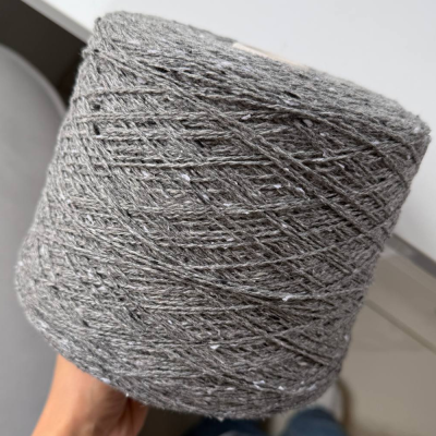 Бобина твид Cambridge Tweed (70% кашемир, 25% шелк, 5% Па), 350 м. (11256, Серебряная лиса)