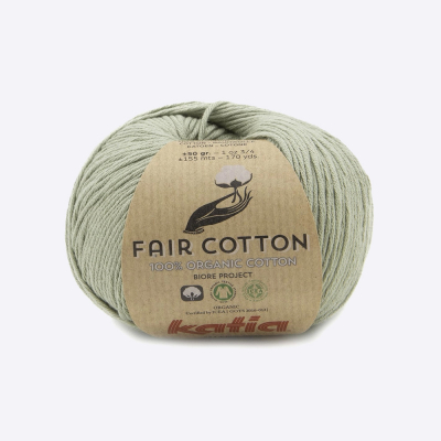 Пряжа Katia Fair Cotton (1018.46, Оливка)