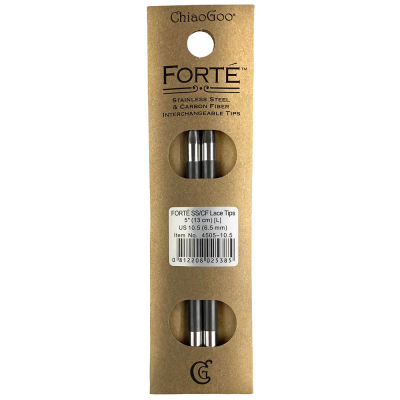 Спицы съемные Forte ChiaoGoo, 13 см, карбон (4505-9, 5,5 мм)