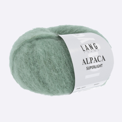 Пряжа Lang Yarns Alpaca Superlight (0091, Пыльная мята)