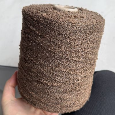 Бобина букле Wool Flam (93% меринос, 7% Па), 300 м. (4043, Тедди)