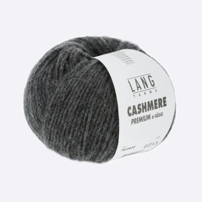 Пряжа Lang Cashmere Premium (78.0425, Серый мрамор)