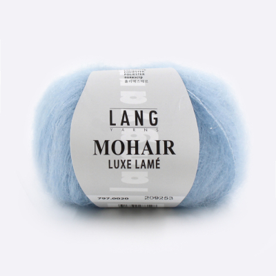 Пряжа Lang Mohair Luxe Lame (797.0020, Небесный)