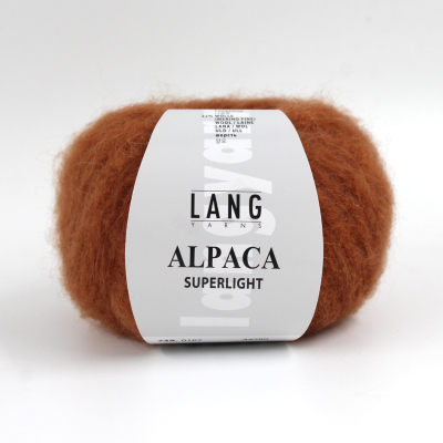 Пряжа Lang Yarns Alpaca Superlight (0167, Кемел)