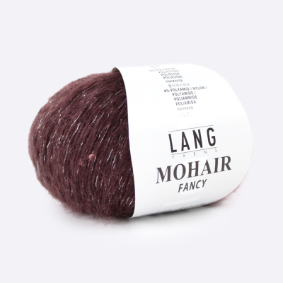Пряжа Lang Yarns Mohair Fancy (989.0063, Бургунди)
