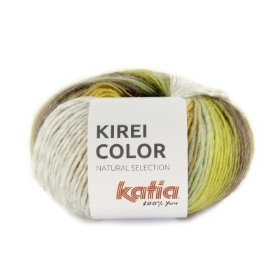 Пряжа Katia Kirei Color (1262.304, Горчица с солью)