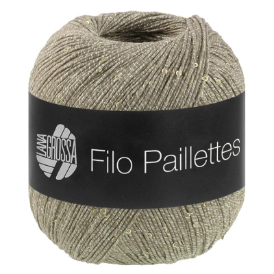 Пряжа Lana Grossa Filo Paillettes (13, Матовый хаки)