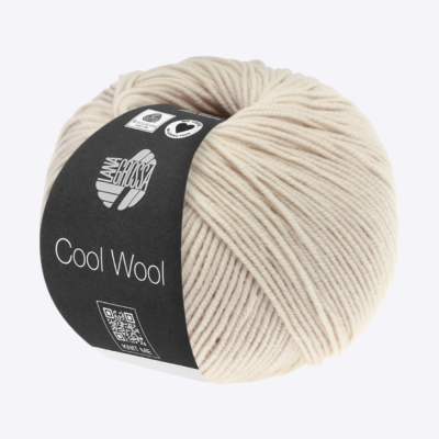 Пряжа Lana Grossa Cool Wool (590 Топленое молоко, 10198)