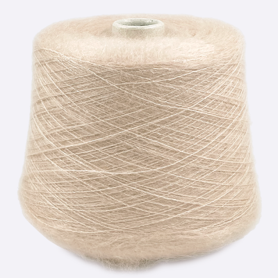 Бобина Star Kidsilk by WoolDom (70% кидмохер, 30% шелк), 850 м. (0197, Panna)