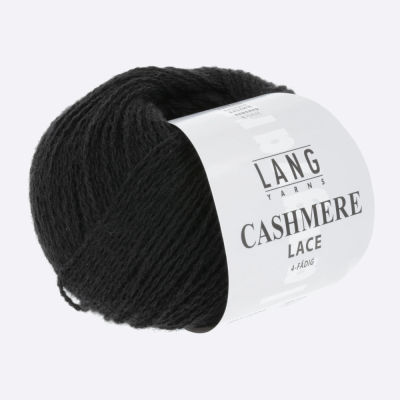 Пряжа Lang Cashmere Lace (883.0004, Черный)