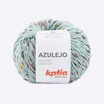Пряжа Katia Azulejo (1209.307, Мята монпасье)