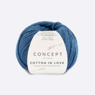 Пряжа Katia Cotton in Love (1249.63, Петроль)