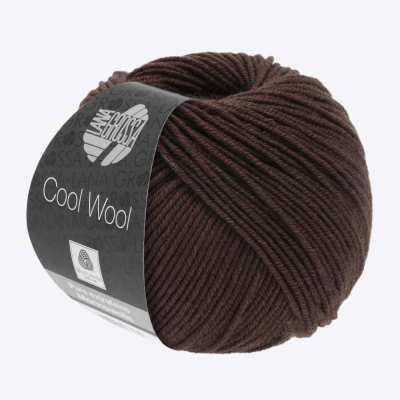Пряжа Lana Grossa Cool Wool (2074 Шоколад, 47208)