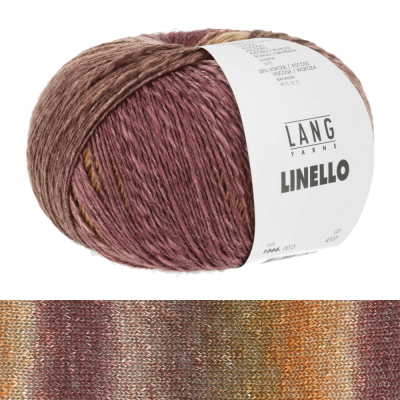 Пряжа Lang Linello (1066.0015, Ягода мускат корица)