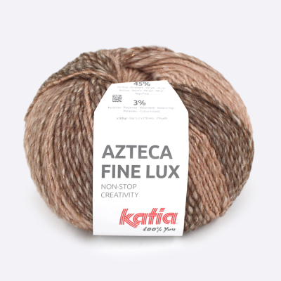 Пряжа Katia Azteca Fine Lux (1153.415, Карамельная олива)