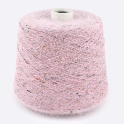 Бобина ангора, Angora Spiky Tweed, (80% ангора, 20% ПА) 100 гр, 450 м. (904, Азалия)