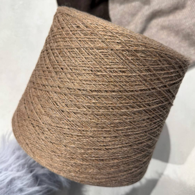 Бобина Coarsehair by Loro Piana (100% кашемир), 550 м. (Camello tweed 379912, Кемел)