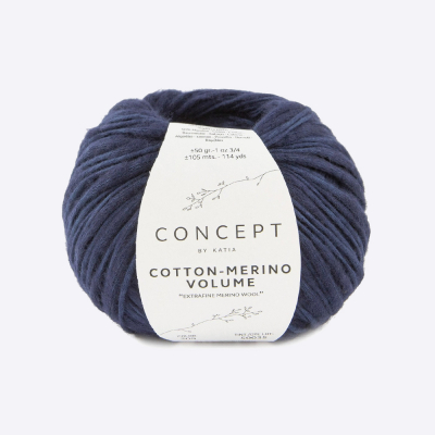 Пряжа Katia Cotton-Merino Volume (1296.209, Черника)