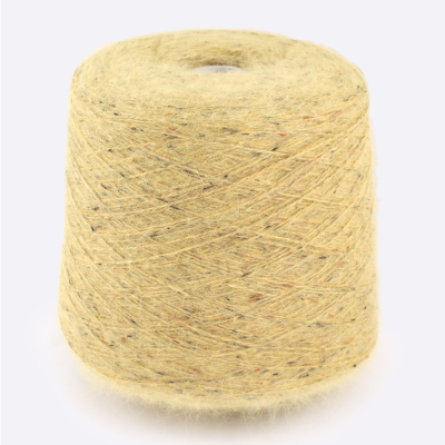 Бобина ангора, Angora Spiky Tweed, (80% ангора, 20% ПА) 100 гр, 450 м. (1001, Куркума)