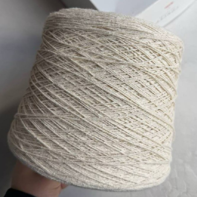Бобина Bourrette Royalsilk (100% буретный шелк), 370 м. (TN 026, Белый шелк)