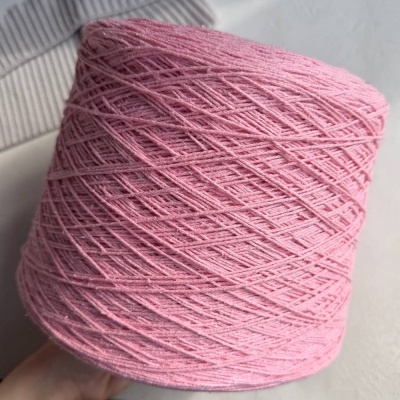Бобина Bourette Silk '26 (100% буретный шелк) (14473, Розовая матча)