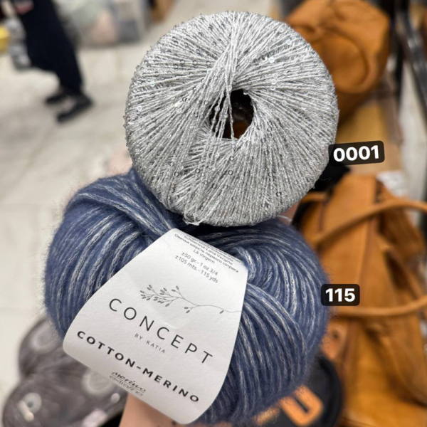 Пряжа Katia Cotton-Merino