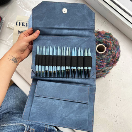 Набор спиц 12 см 12 пар LYKKE Driftwood Indigo