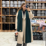 Кашемировый палантин WoolDom, Бутылочный