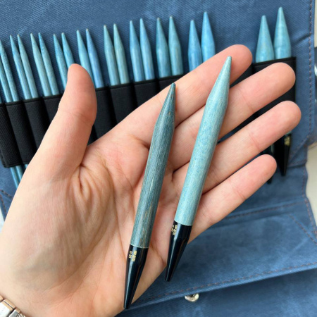 Набор спиц 12 см 12 пар LYKKE Driftwood Indigo