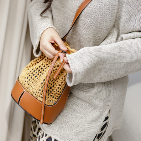 Описание вязания #Сумка_LOEWE
