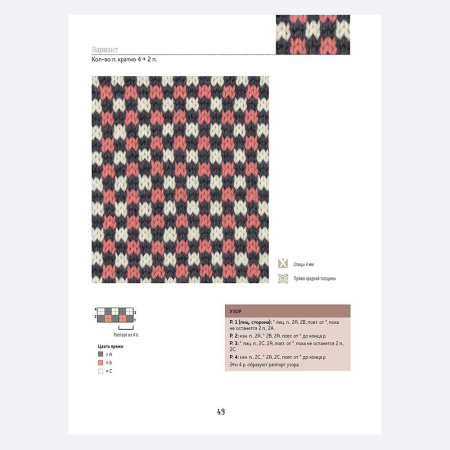Книга Библия многоцветных узоров Fair Isle в СУПЕРОБЛОЖКЕ. 60 традиционных мотивов и 11 потрясающих проектов. Спицы Линн Уотерсон