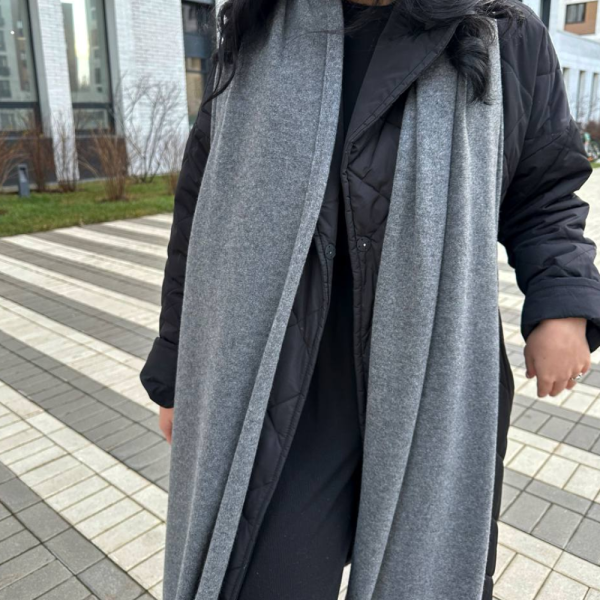 Кашемировый палантин WoolDom, Галька