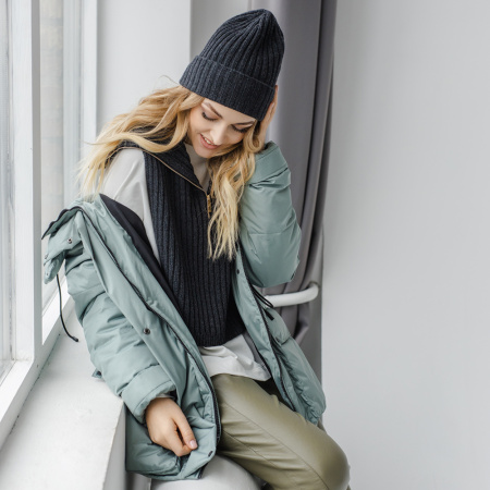 Описание вязания #Шапка_Zara