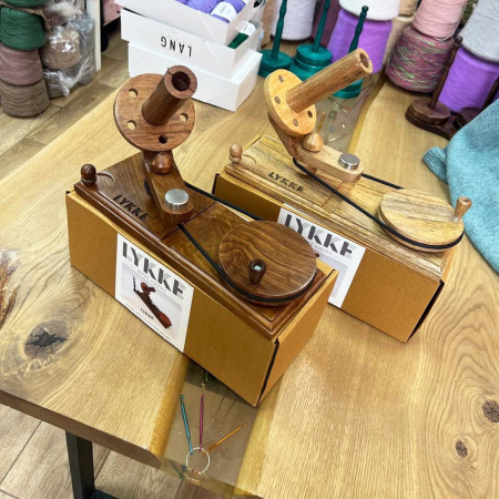 Моталка намотчик пряжи на моток Lykke (Mango Wood)