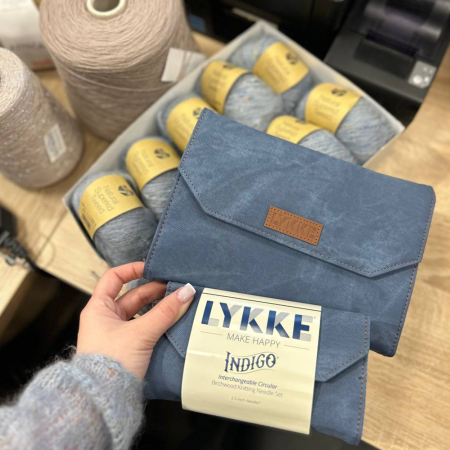 Набор спиц 12 см 12 пар LYKKE Driftwood Indigo