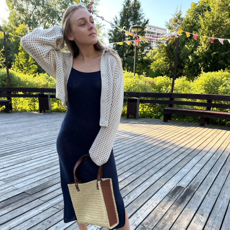Описание вязания #Сарафан_Алёны