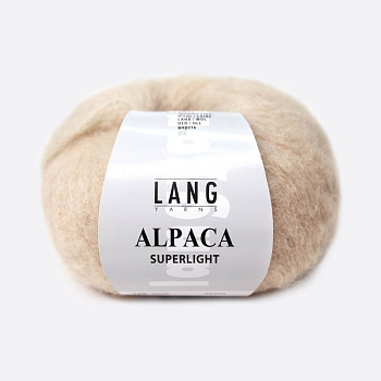 Пряжа Lang Yarns Alpaca Superlight (0026, Бежевый)