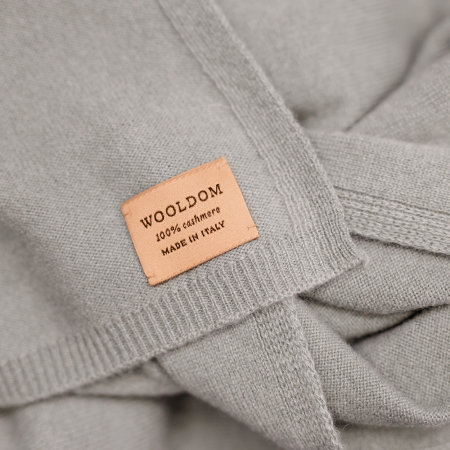 Кашемировый палантин WoolDom, Пенка латте