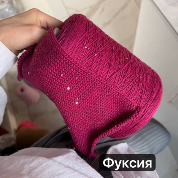 Бобина Cotton Paillettes Mix