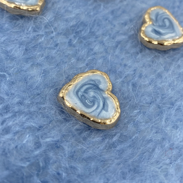 Пуговица CHANEL SS Сердце 23 мм