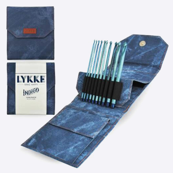 Набор из 10 деревянных крючков LYKKE Indigo