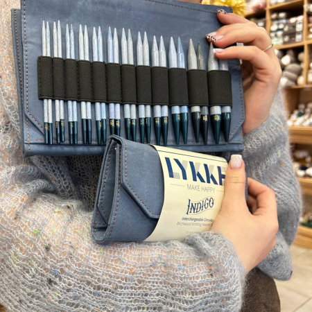 Набор спиц 12 см 12 пар LYKKE Driftwood Indigo